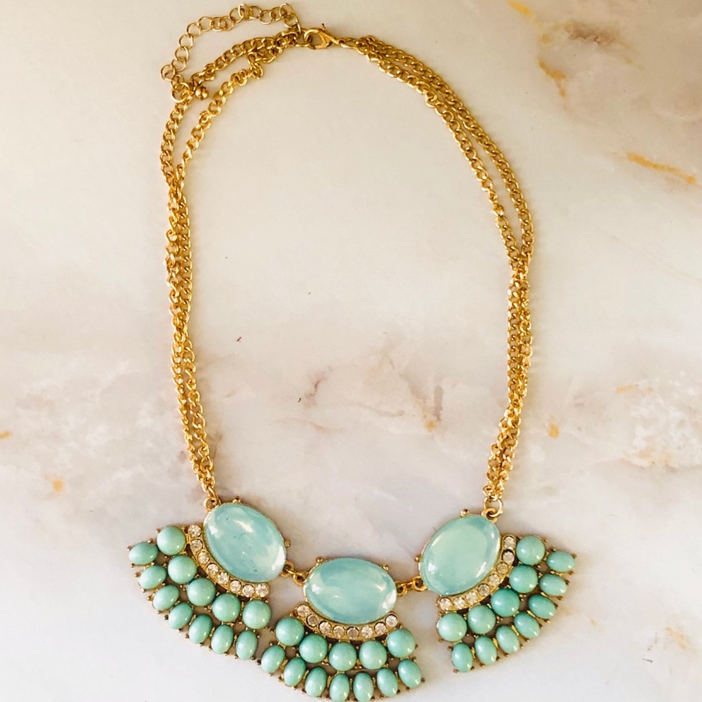 Turquoise Statement Necklace - Picture 2 of 2